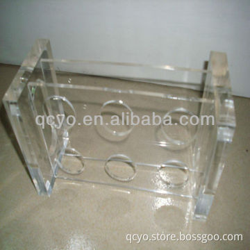 QCY-Z-J035 attractive and high quality acrylic wine bottle display rack